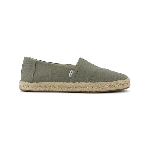 TOMS Slippersy w kolorze khaki ze sklepu Limango Polska w kategorii Espadryle damskie - zdjęcie 183556769