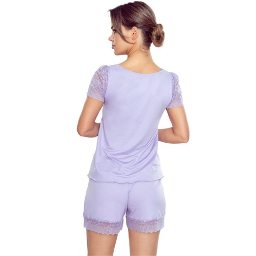 Piżama damska z koronką liliowa Beverly, Kolor liliowy, Rozmiar S, Eldar ze sklepu Intymna w kategorii Piżamy damskie - zdjęcie 183557107