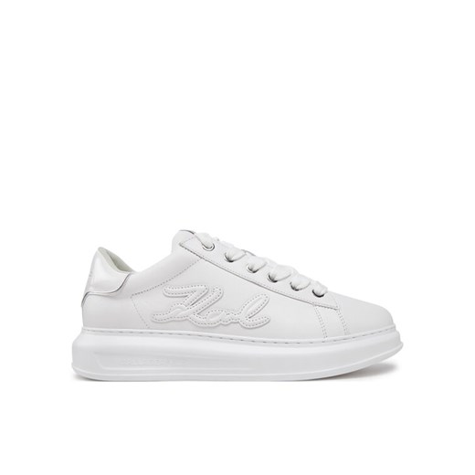 Sneakersy KARL LAGERFELD Kapri KL52511K Biały ze sklepu eobuwie.pl w kategorii Buty sportowe męskie - zdjęcie 183557399