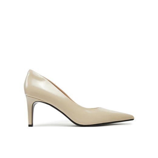 Szpilki Calvin Klein Heel Pump 70 - Brush L HW0HW02446 Beżowy Calvin Klein 38 eobuwie.pl