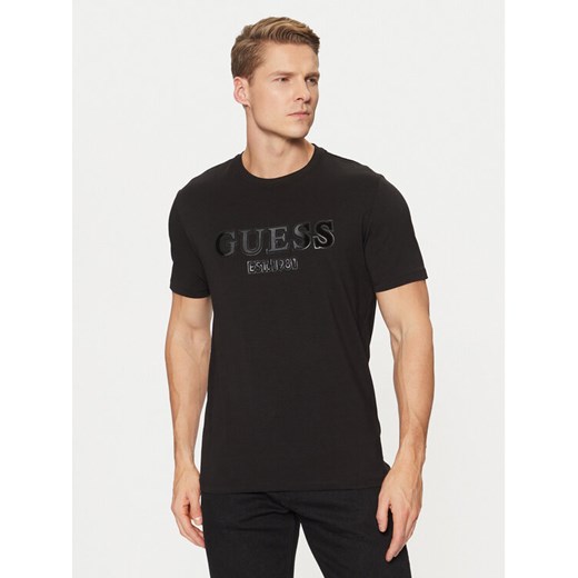 Guess T-Shirt M5RI12 J1314 Czarny Slim Fit Guess M MODIVO