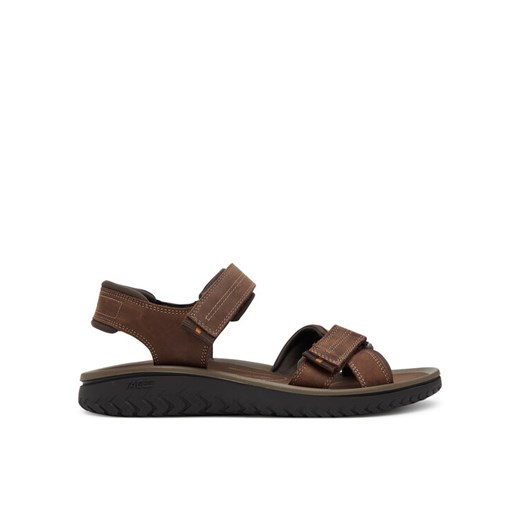 Clarks Sandały Wesley Shore 26182009 Brązowy ze sklepu MODIVO w kategorii Sandały męskie - zdjęcie 183558358