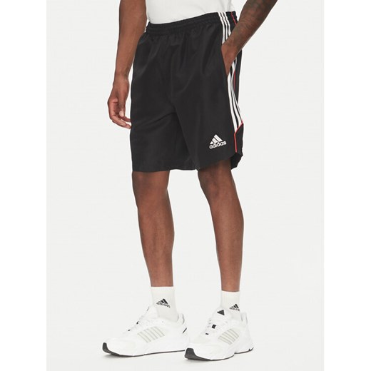 adidas Szorty sportowe Juventus UBP JF0454 Czarny Regular Fit ze sklepu MODIVO w kategorii Spodenki męskie - zdjęcie 183558399