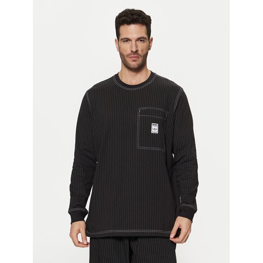 adidas Longsleeve Wabash JP4479 Czarny Loose Fit ze sklepu MODIVO w kategorii T-shirty męskie - zdjęcie 183558477