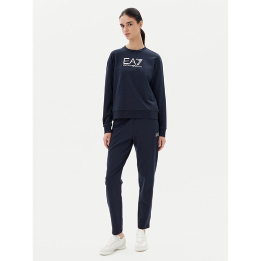 EA7 Emporio Armani Dres 7W000115 AF13135 UB102 Granatowy Regular Fit ze sklepu MODIVO w kategorii Dresy damskie - zdjęcie 183558509