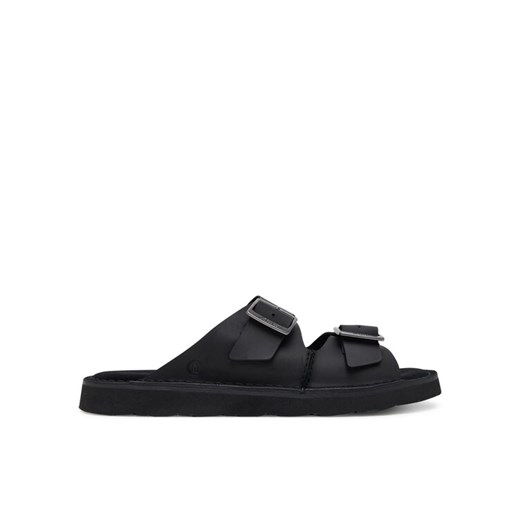 Clarks Klapki Solsbury Strap 26180885 Czarny ze sklepu MODIVO w kategorii Klapki męskie - zdjęcie 183558555