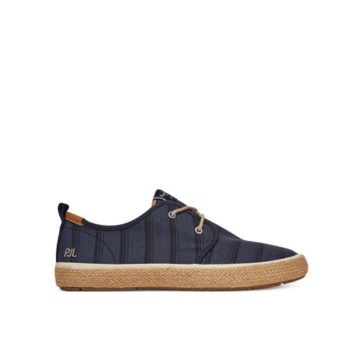 Pepe Jeans Espadryle Port Lines PMS10331 Granatowy ze sklepu MODIVO w kategorii Espadryle męskie - zdjęcie 183558556