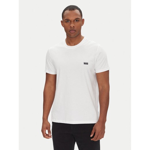 BOSS T-Shirt 50531401 Beżowy Regular Fit ze sklepu MODIVO w kategorii T-shirty męskie - zdjęcie 183558596