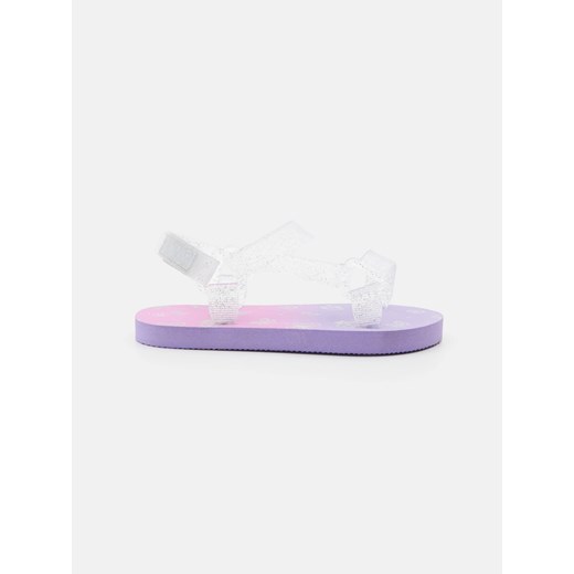 Sinsay - Sandały z brokatowymi paskami - wielobarwny Sinsay 28 Sinsay