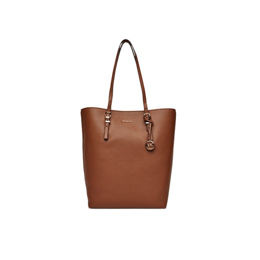 Torebka MICHAEL Michael Kors Quinn 30S5GQNT3L Brązowy ze sklepu eobuwie.pl w kategorii Torby Shopper bag - zdjęcie 183561959