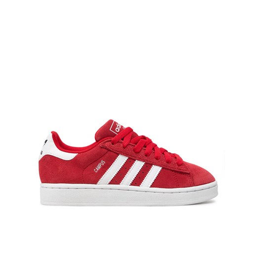 Sneakersy adidas Campus 2  IE9070 Czerwony ze sklepu eobuwie.pl w kategorii Buty sportowe męskie - zdjęcie 183561969