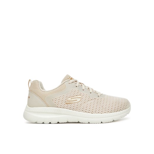 Skechers Sneakersy BOUNTIFUL 12607 NAT Beżowy ze sklepu MODIVO w kategorii Buty sportowe damskie - zdjęcie 183562258