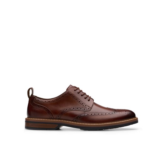 Clarks Półbuty Aldwin Limit 26178428 Brązowy ze sklepu MODIVO w kategorii Buty eleganckie męskie - zdjęcie 183562285