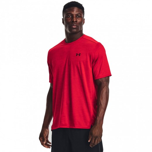 Męska koszulka treningowa Under Armour UA Tech Vent SS - czerwona ze sklepu Sportstylestory.com w kategorii T-shirty męskie - zdjęcie 183563856