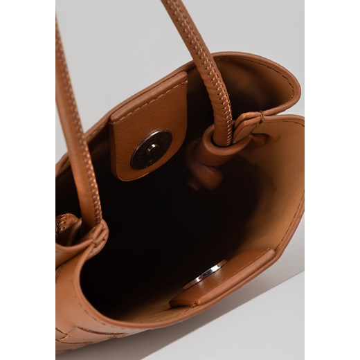 Pleciona torebka etui w kolorze camelowym Molton ONE SIZE Molton