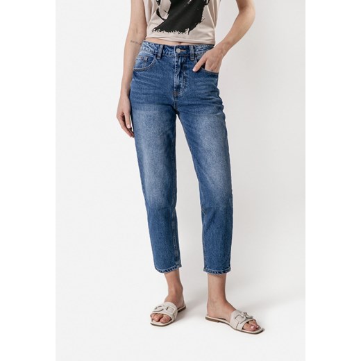 Niebieskie jeansy typu mom fit Molton 40 Molton