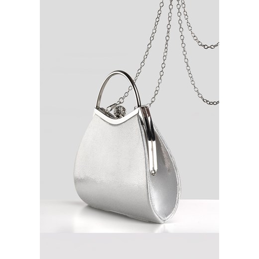 Elegancka torebka w srebrnym kolorze Molton ONE SIZE Molton