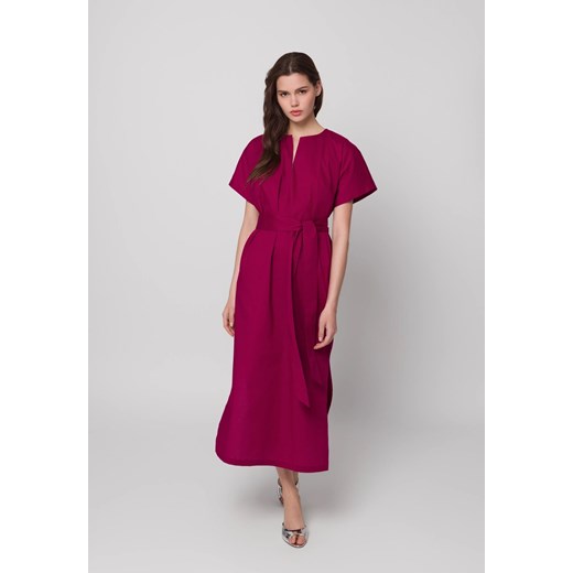 Molton sukienka czerwona midi casual