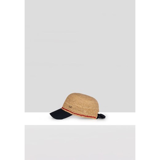 Beżowa czapka z czarnym daszkiem Molton ONE SIZE Molton