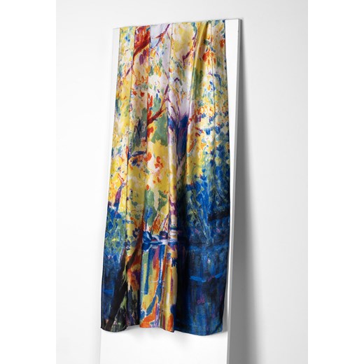 Kolorowy szal w abstrakcyjny wzór Molton ONE SIZE Molton
