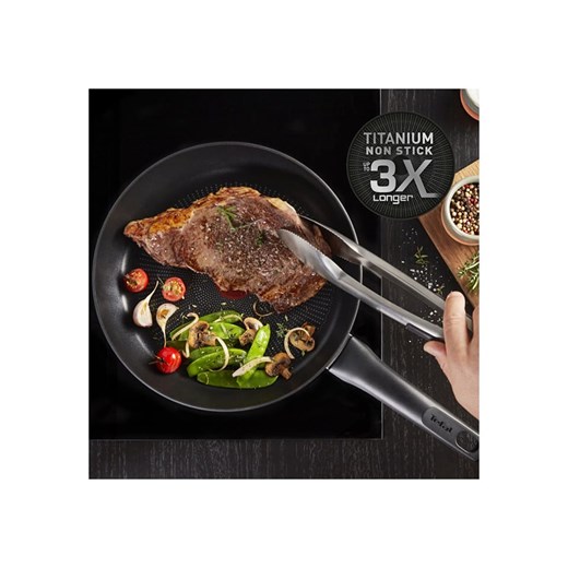 Tefal Patelnia "Ultimate on" w kolorze czarnym - Ø 28 cm Tefal onesize okazja Limango Polska