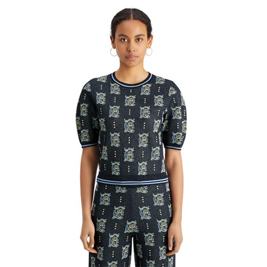 Scotch &amp; Soda Koszulka w kolorze granatowym ze sklepu Limango Polska w kategorii Bluzki damskie - zdjęcie 183570997