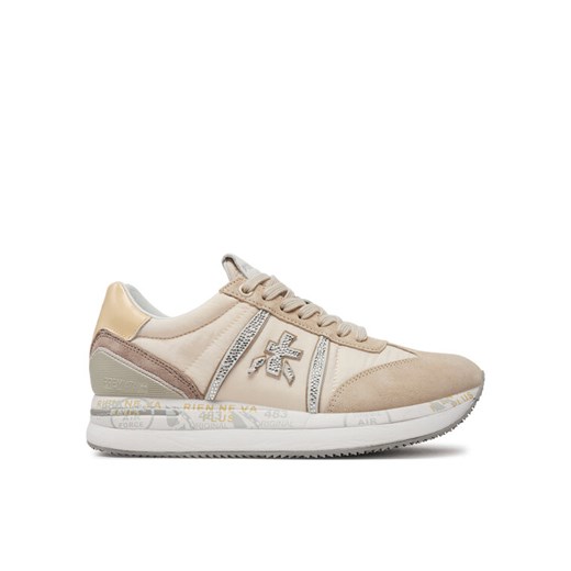Sneakersy Premiata Conny VAR 6671 Écru ze sklepu eobuwie.pl w kategorii Buty sportowe damskie - zdjęcie 183572669