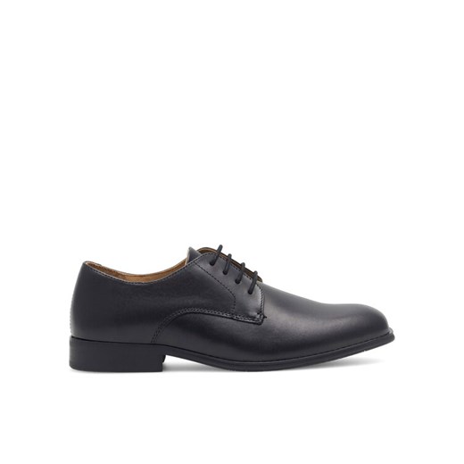 Półbuty Gino Rossi FABIO-02 123AM Czarny ze sklepu eobuwie.pl w kategorii Buty eleganckie męskie - zdjęcie 183572695
