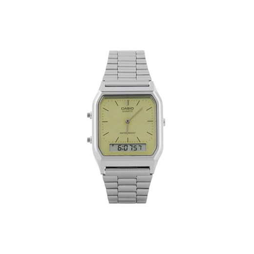 Zegarek Casio Vintage AQ-230A-9AMQYES Srebrny ze sklepu eobuwie.pl w kategorii Zegarki - zdjęcie 183572746