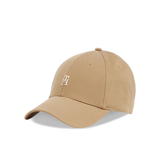 Czapka z daszkiem Tommy Hilfiger Elevated Chic Cap AW0AW17128 Khaki Tommy Hilfiger 00 eobuwie.pl