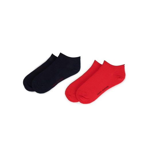 Zestaw 2 par niskich skarpet damskich Tommy Hilfiger 343024001 Czerwony Tommy Hilfiger 35_38 eobuwie.pl