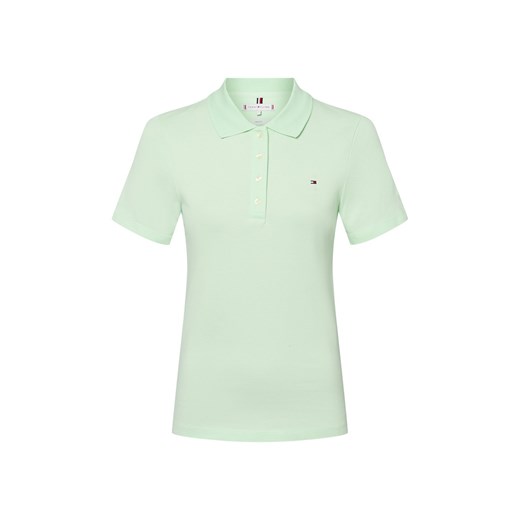 Tommy Hilfiger Damska koszulka polo Kobiety Bawełna seledynowy jednolity ze sklepu vangraaf w kategorii Bluzki damskie - zdjęcie 183575488
