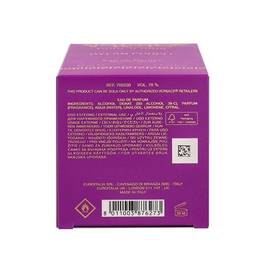 Versace Dylan Purple Pour Femme - EDP - 50 ml Versace onesize wyprzedaż Limango Polska