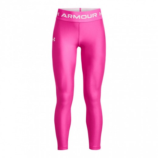 Dziewczęce legginsy treningowe Under Armour HeatGear Armour Leggings - różowe Under Armour S promocja Sportstylestory.com