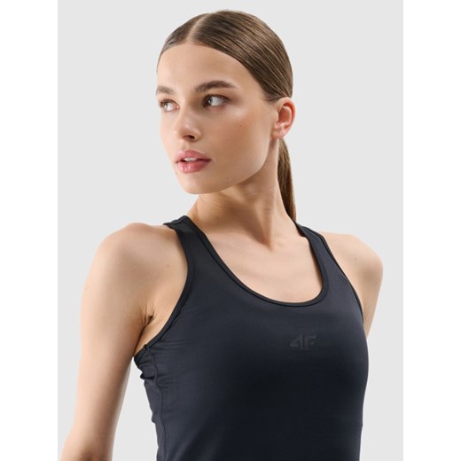 Damski top treningowy 4F 4FRSS25TFSLF414 - czarny S Sportstylestory.com