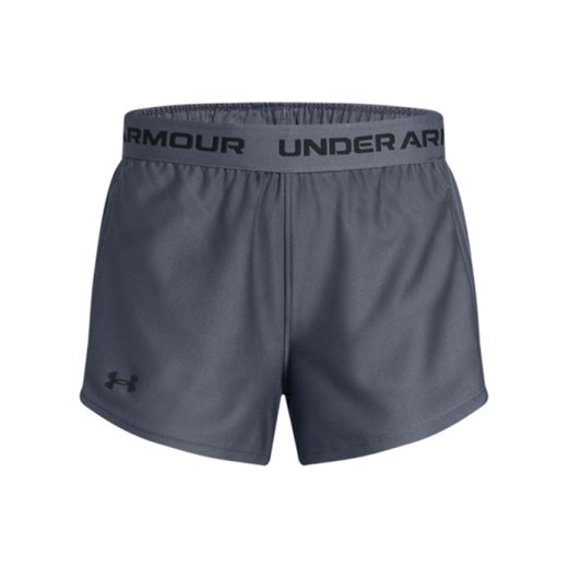 Dziewczęce spodenki treningowe Under Armour G Tech Play Up Short - szare ze sklepu Sportstylestory.com w kategorii Szorty - zdjęcie 183577207