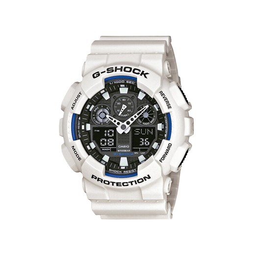 Zegarek G-Shock GA-100B-7AER Biały 00 eobuwie.pl