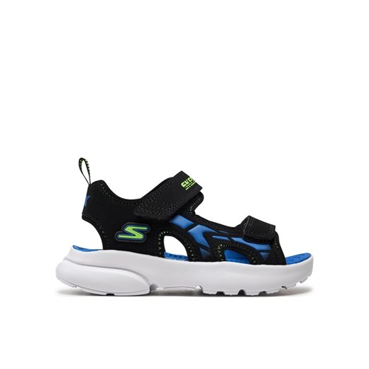 Sandały Skechers Razor Splash- 406513L/BBLM Czarny Skechers 29 eobuwie.pl