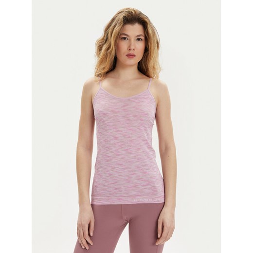 Brubeck Top CM1011W Różowy Slim Fit ze sklepu MODIVO w kategorii Bluzki damskie - zdjęcie 183577998