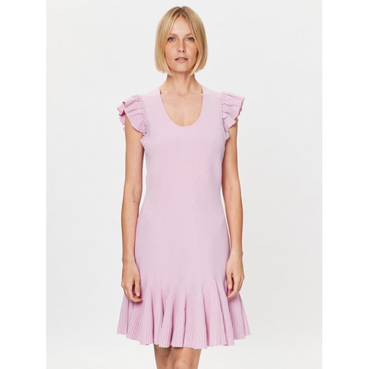 Ted Baker Sukienka dzianinowa Milasen 268210 Różowy Slim Fit ze sklepu MODIVO w kategorii Sukienki - zdjęcie 183578156
