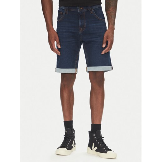 Mustang Szorty jeansowe Chicago Z 1016349 Granatowy Slim Fit ze sklepu MODIVO w kategorii Spodenki męskie - zdjęcie 183578165