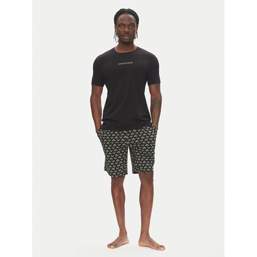 Emporio Armani Underwear Piżama EM000400 AF10793 FC063 Czarny Regular Fit ze sklepu MODIVO w kategorii Piżamy męskie - zdjęcie 183578198
