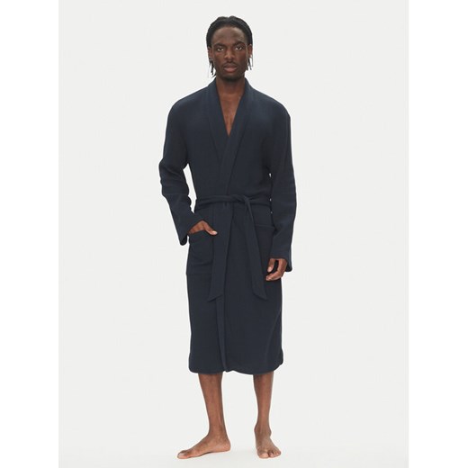 Emporio Armani Underwear Szlafrok EM001214 AF10792 UB102 Granatowy ze sklepu MODIVO w kategorii Szlafroki męskie - zdjęcie 183578199