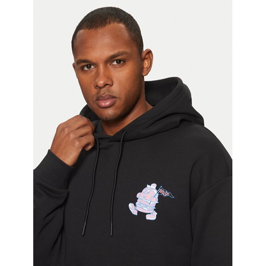 HUGO Bluza Namiko 50532264 Czarny Regular Fit ze sklepu MODIVO w kategorii Bluzy męskie - zdjęcie 183578229