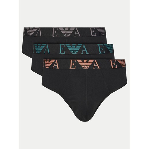 Emporio Armani Underwear Komplet 3 par slipów EM000258 AF10778 MC061 Czarny XL MODIVO
