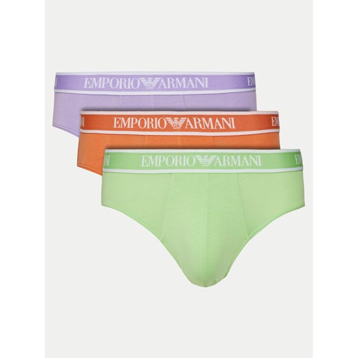 Emporio Armani Underwear Komplet 3 par slipów EM000258 AF10779 MA021 Kolorowy ze sklepu MODIVO w kategorii Majtki męskie - zdjęcie 183578268