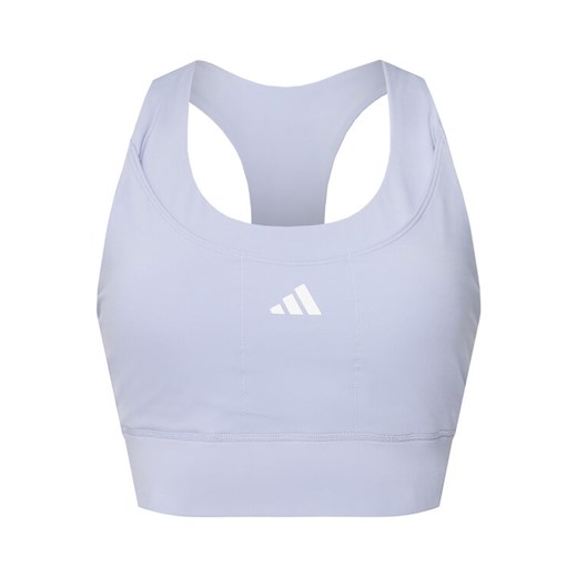 adidas Biustonosz sportowy Run Pocket JI5991 Fioletowy Slim Fit ze sklepu MODIVO w kategorii Biustonosze - zdjęcie 183578287