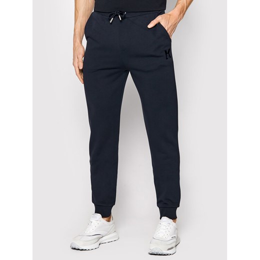 KARL LAGERFELD Spodnie dresowe 705893 500900 Granatowy Regular Fit ze sklepu MODIVO w kategorii Spodnie męskie - zdjęcie 183578317