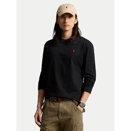 Polo Ralph Lauren Longsleeve 710671467055 Czarny Classic Fit ze sklepu MODIVO w kategorii T-shirty męskie - zdjęcie 183578339