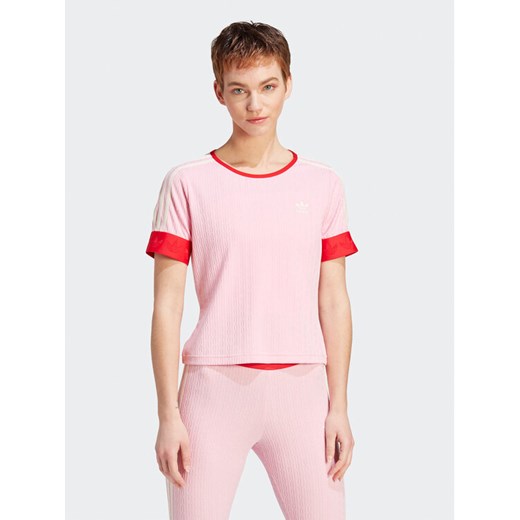 adidas T-Shirt IK7845 Różowy ze sklepu MODIVO w kategorii Bluzki damskie - zdjęcie 183578379